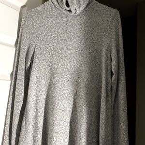 Grey long sleeve turtle neck, super soft material